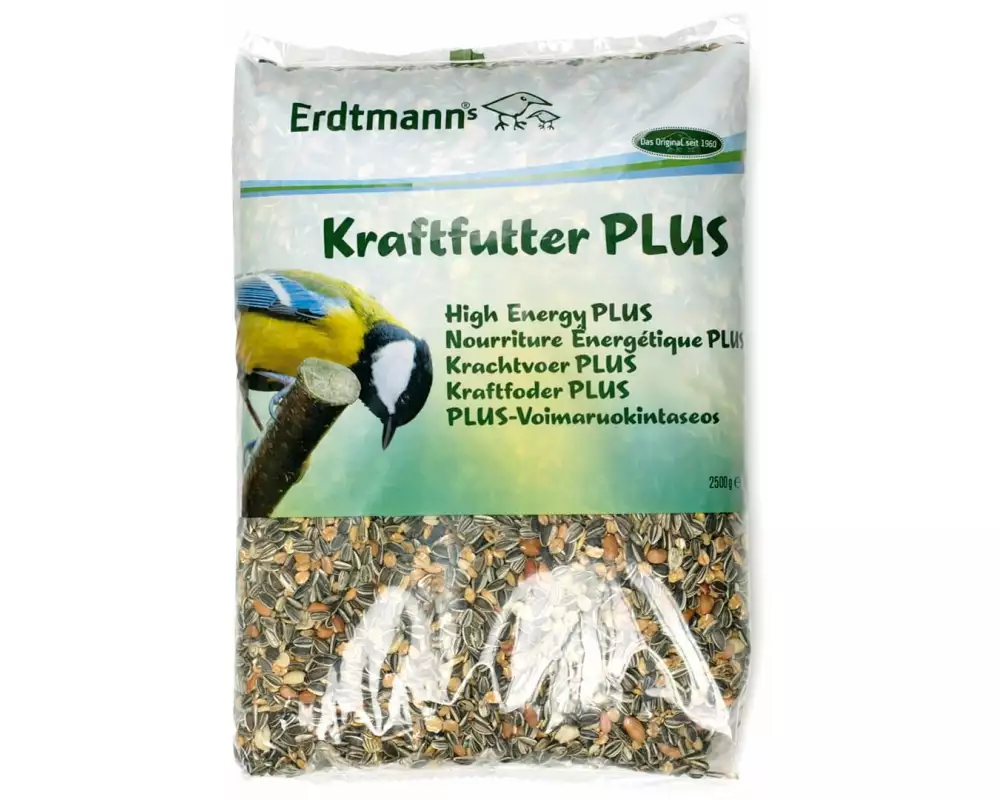 Erdtmann Wintervogelfutter Kraftfutter Plus, 2.5 kg