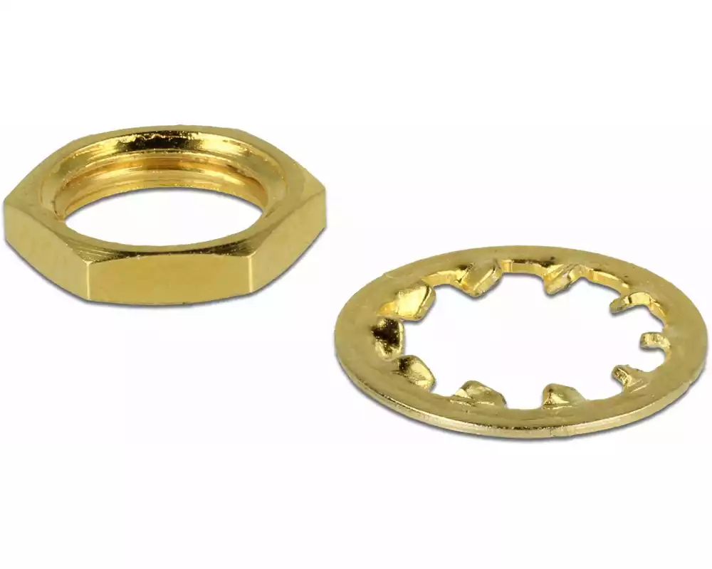 Delock Sechskantmutter für SMA / RP-SMA Buchse 10er-Set