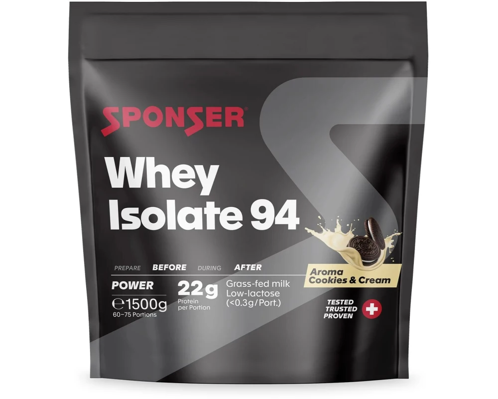 Sponser Pulver Whey Isolat 94 Cookie 1500 g