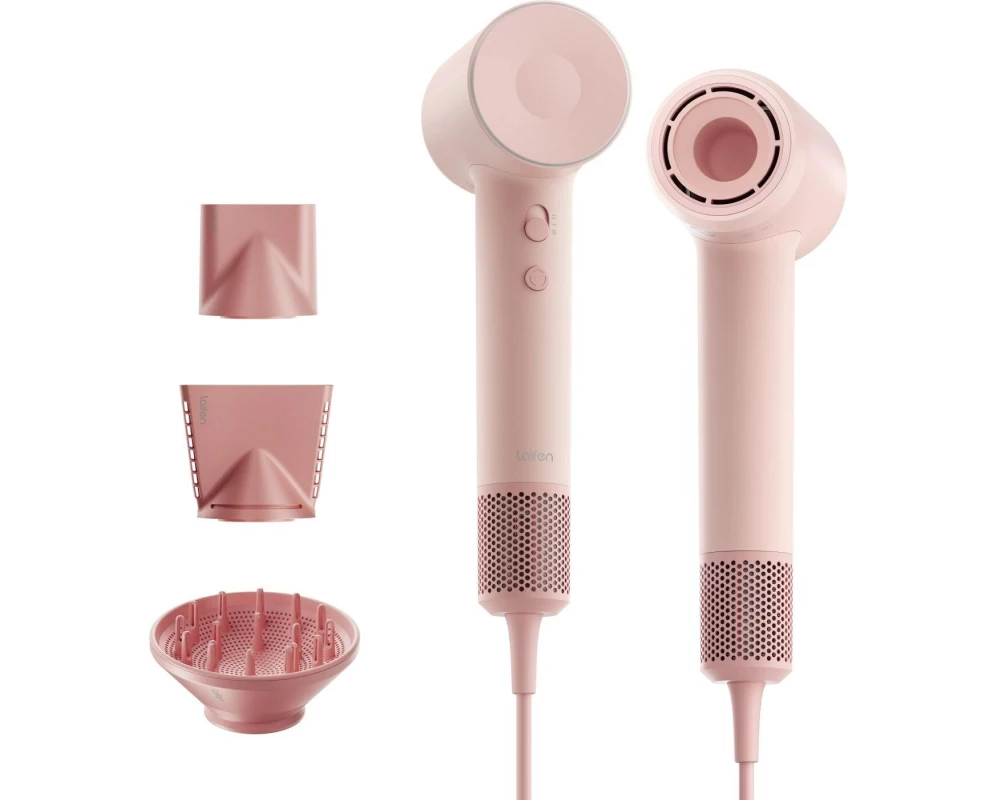 Laifen Haartrockner SE 2 3 Aufsätze & Magnetanschluss, Rosa