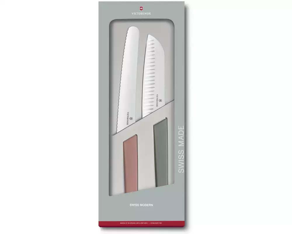 Victorinox Küchenmesser Swiss Modern Grün/Rosa