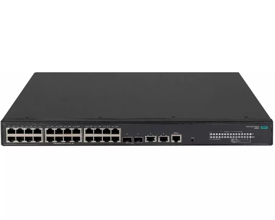HPE FlexNetwork 5140 EI Switch, 24G, PoE+, 370W, 2 SFP+, 2 XGT Ports