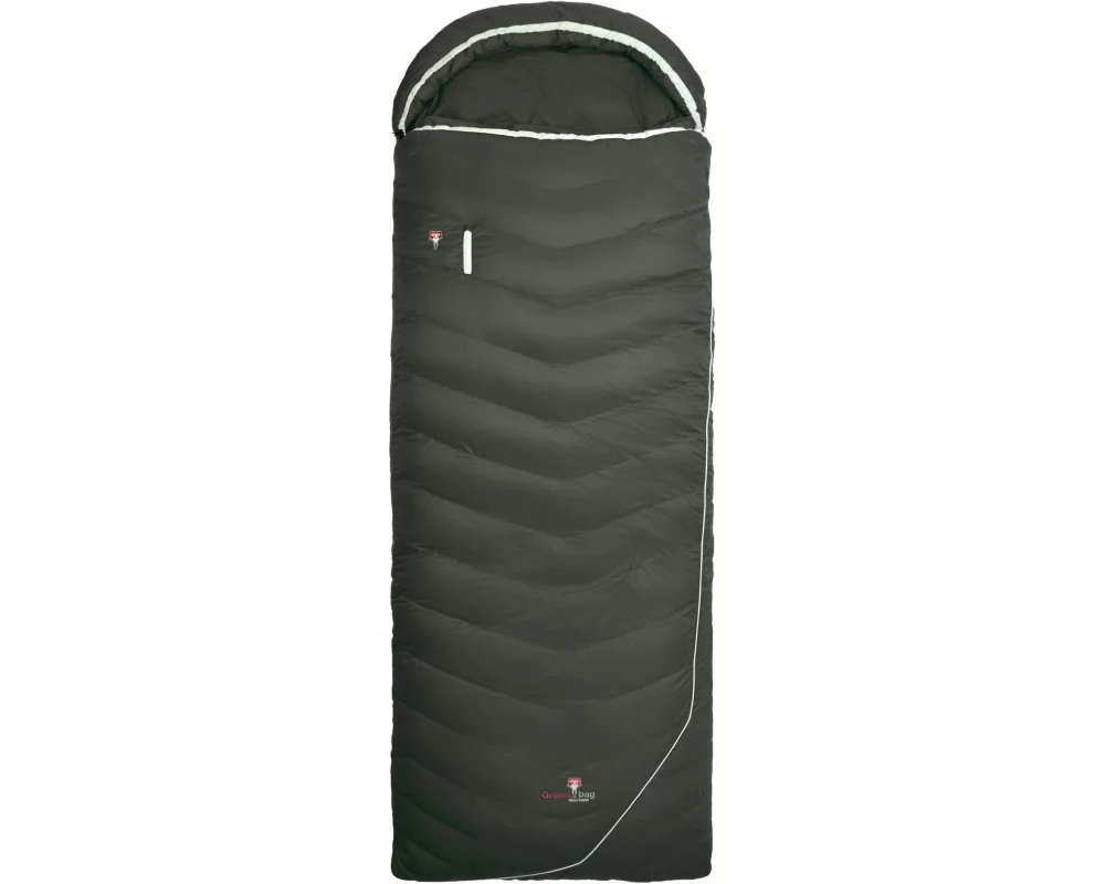 Grüezi Bag Schlafsack Biopod DownWool Summer Comfort Nylon, Deep Forest