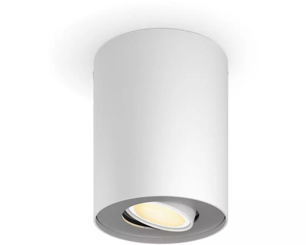 Philips Hue White Ambiance Pillar Einerspot erw. GU10, Weiss