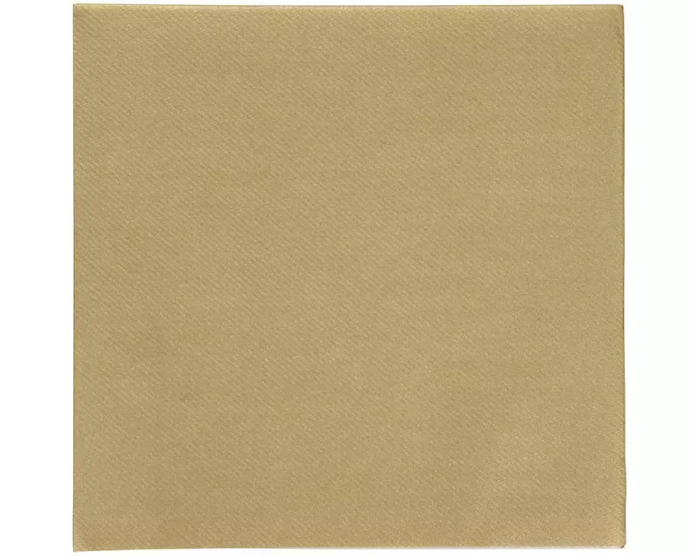 Creativ Company Papierservietten 40 cm x 40 cm, 20 Stück, Gold