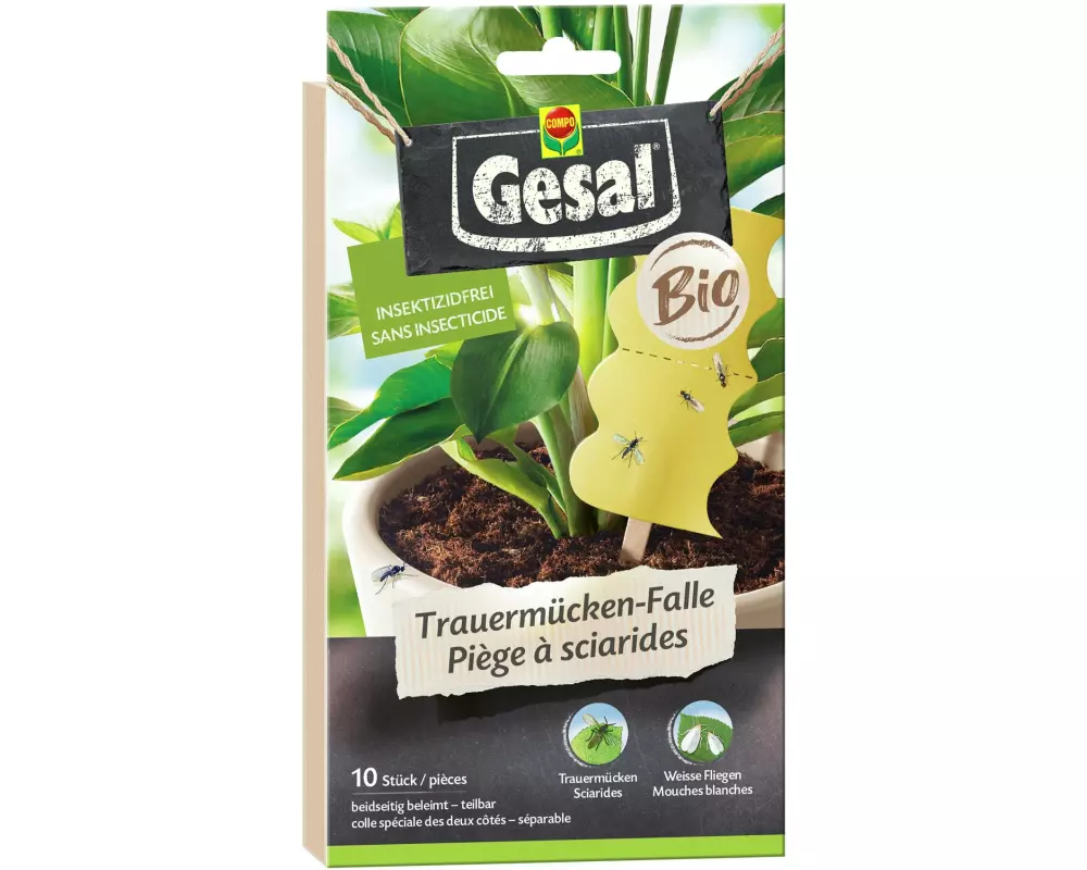 Gesal Pflanzenschutz Trauermücken-Falle 10 Stück