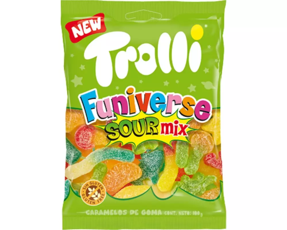 Trolli Gummibonbons Funiverse Sour Mix 100 g