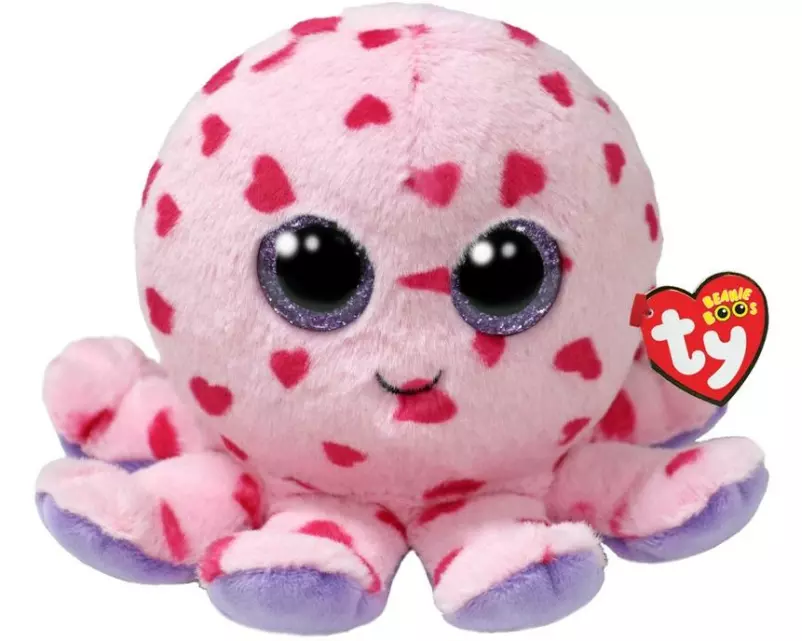 Ty Plüsch Bubbles 15 cm, Rosa, Rot