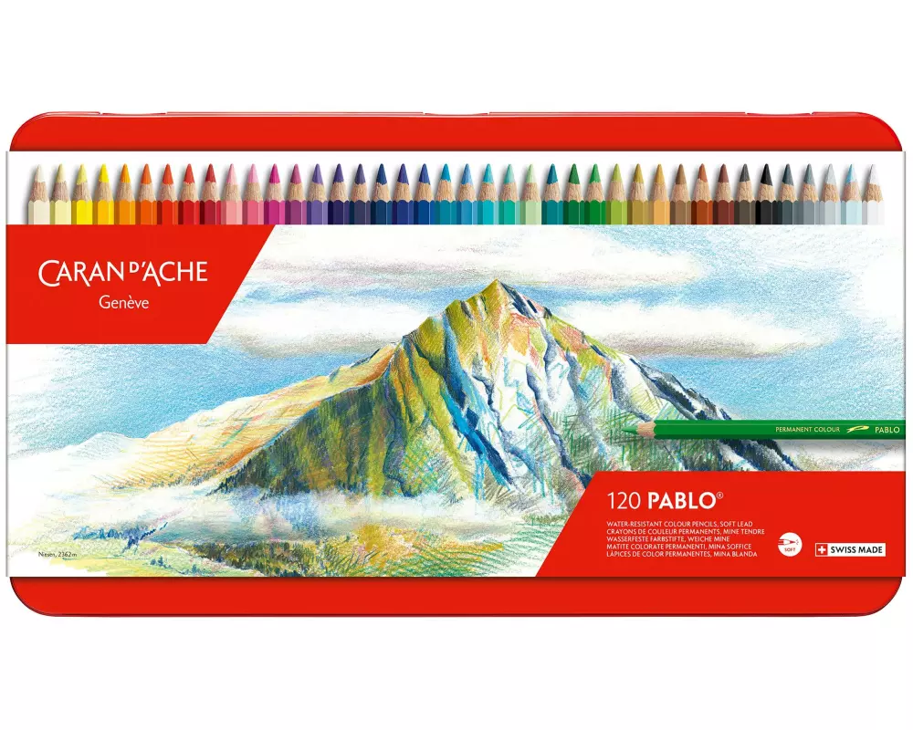 Caran d'Ache Farbstifte Pablo 120 Stück