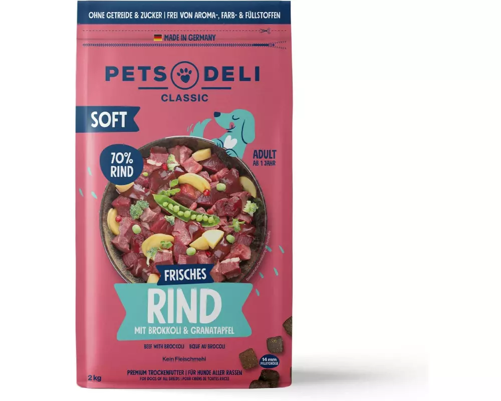Pets Deli Soft Rind, Brokkoli, Granatapfel, 2 kg
