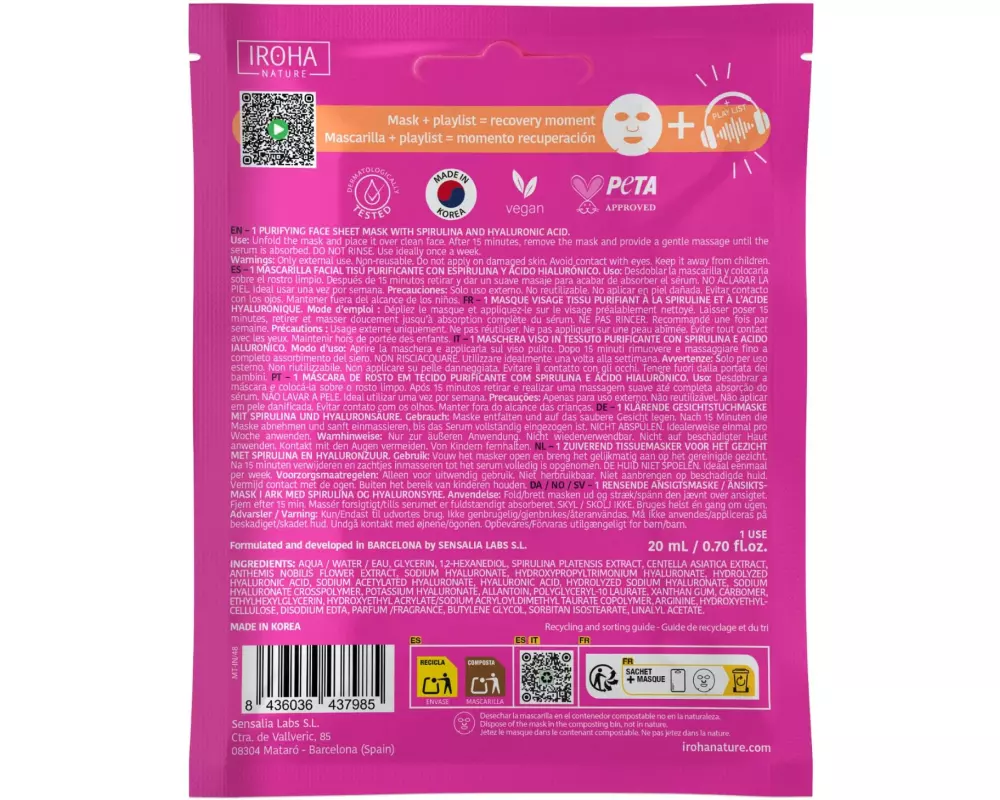 iroha Moments Mask 1 Stück