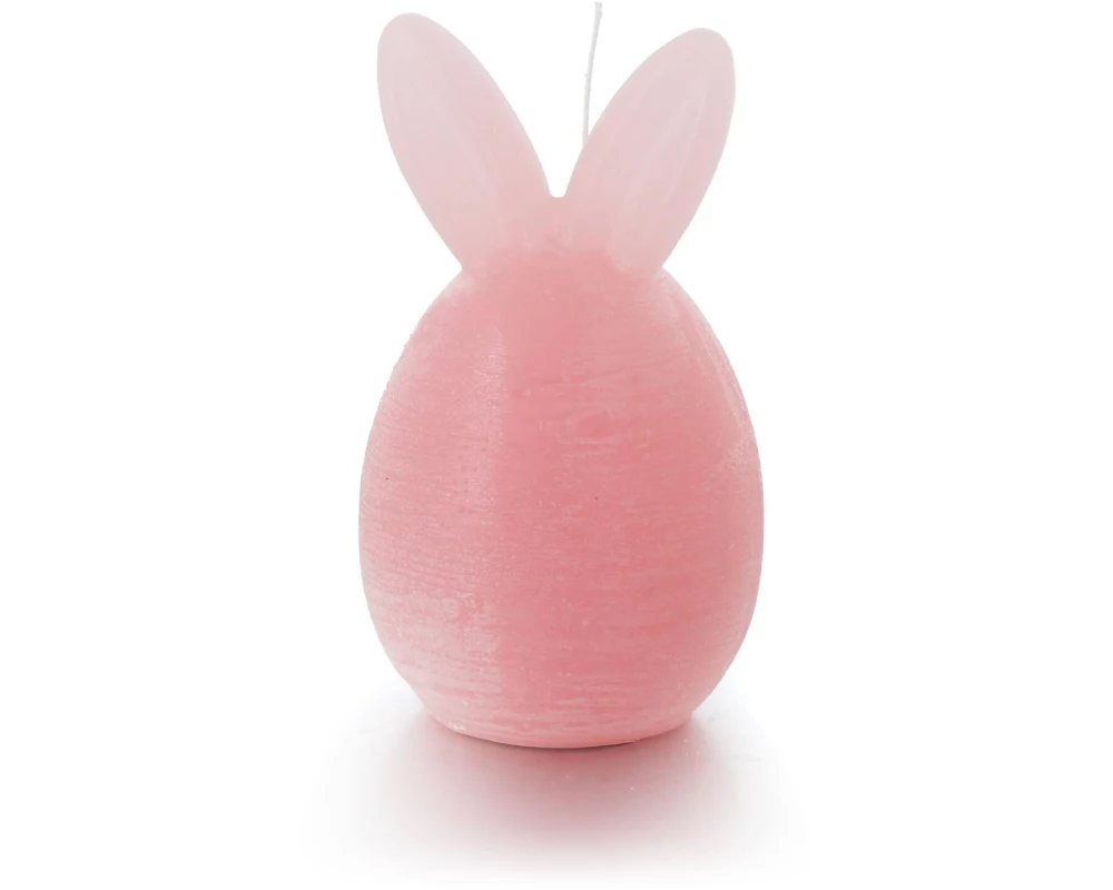balthasar Kerze Hase mit Stehohr 1 Stück, Rosa