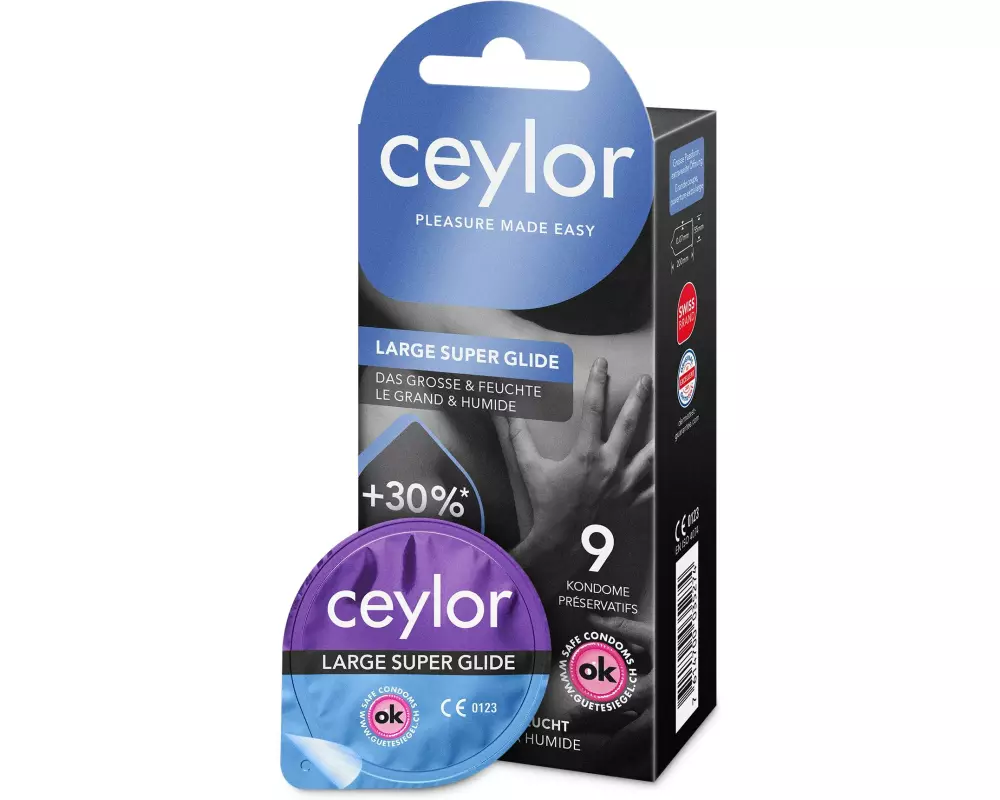 ceylor Kondome Large Super Glide 9 Stück