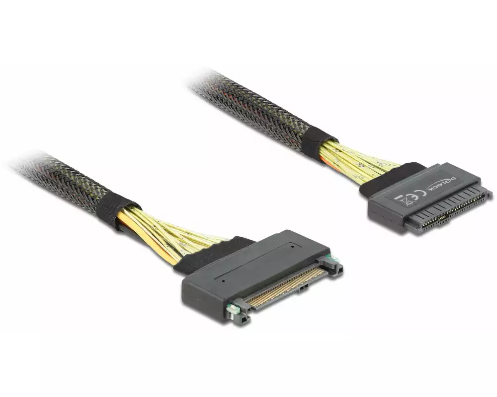 Delock SAS-Kabel SFF-8639 - SFF-8639 Verlängerung, 1m 100 cm