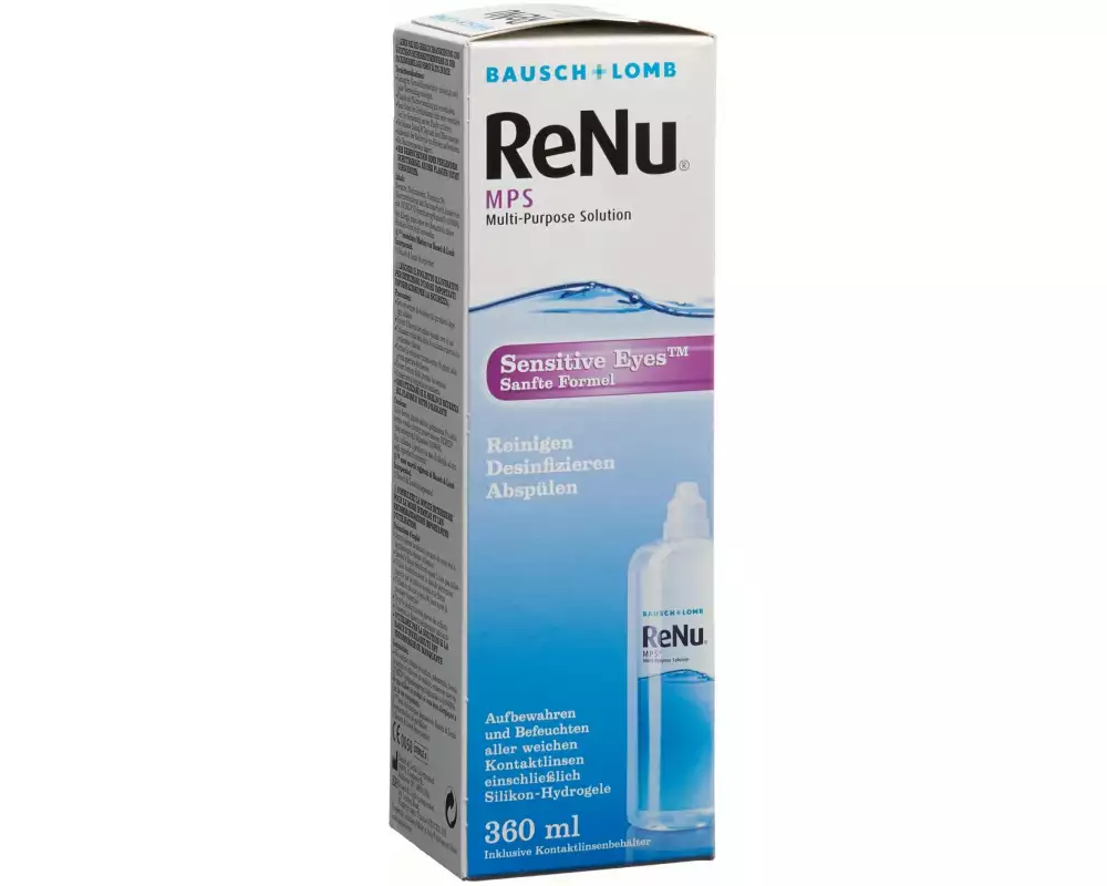Bausch + Lomb Kontaktlinsenpflege ReNu MPS Sensitive Eyes 360 ml