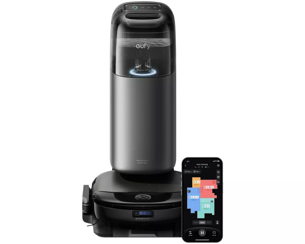 eufy Saug- und Wischroboter Omni S1 Pro mit Clean Base