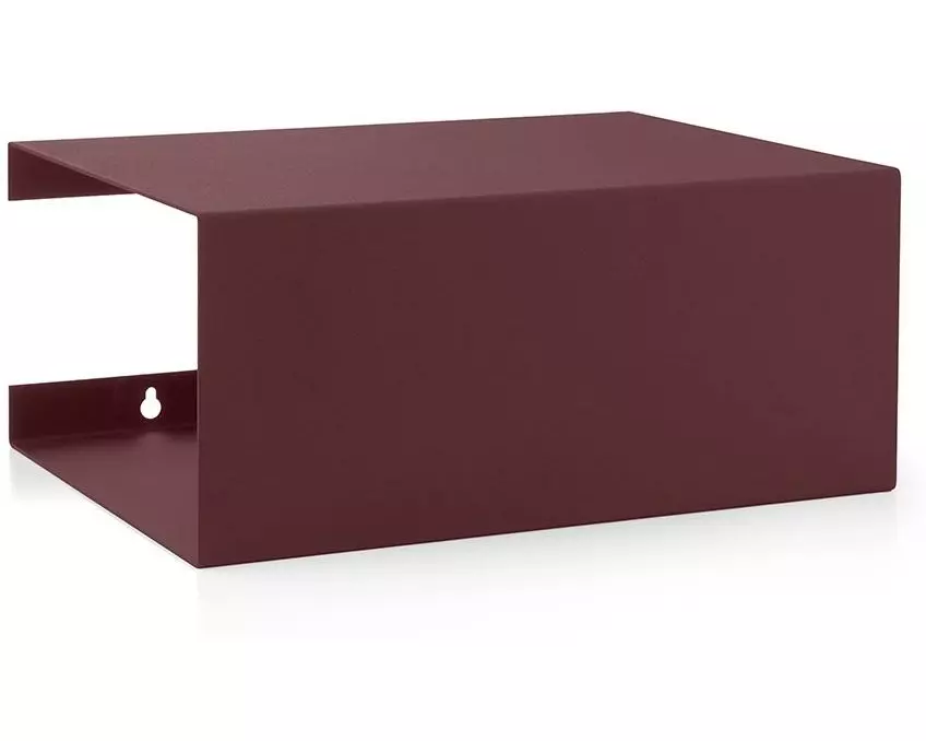 ReCollector Wandregal BoxShelf, Maroon Red