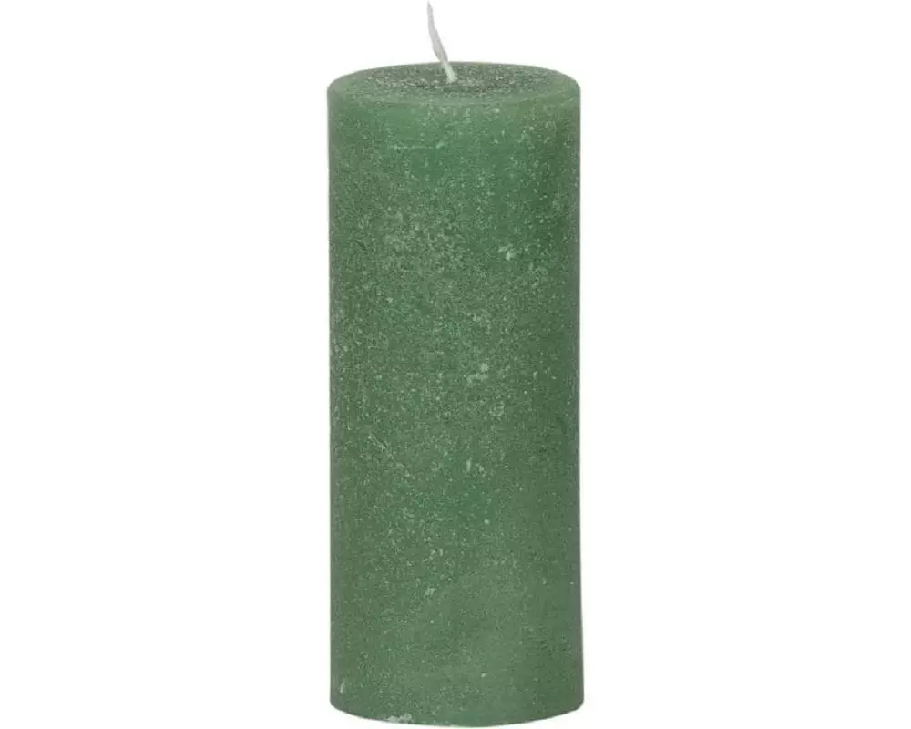 Weizenkorn Kerze Ice 12 cm x 5 cm, Grün, 6 Stück