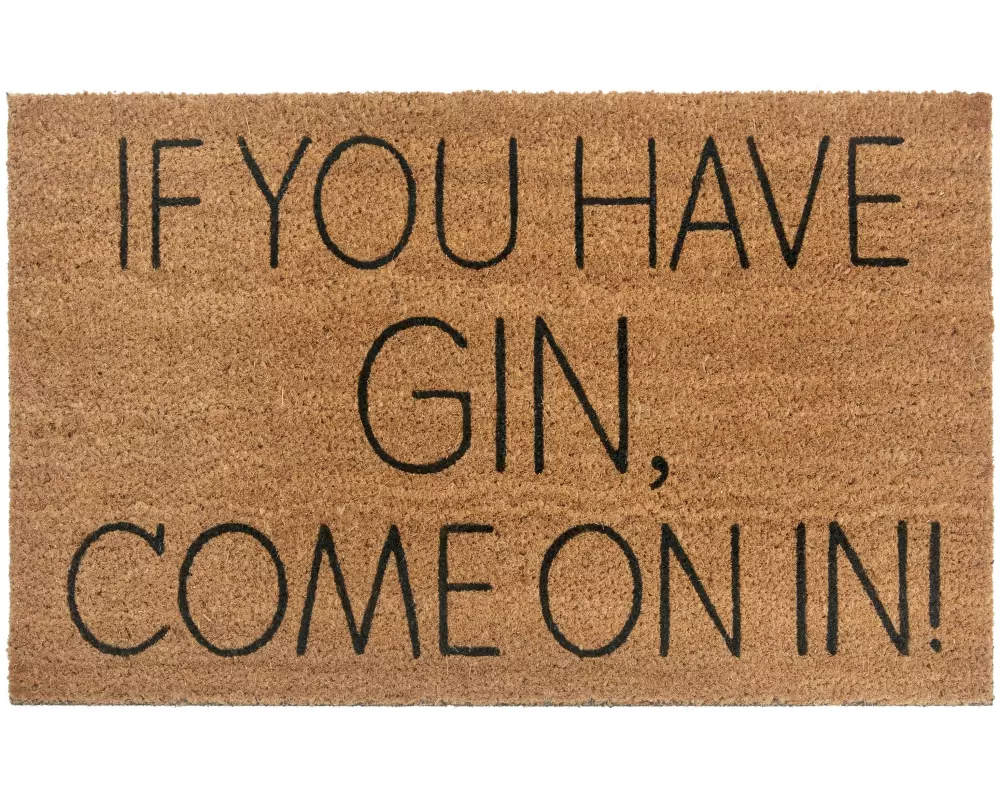 Hanse Home Fussmatte Gin 45 cm x 75 cm, Braun/Schwarz