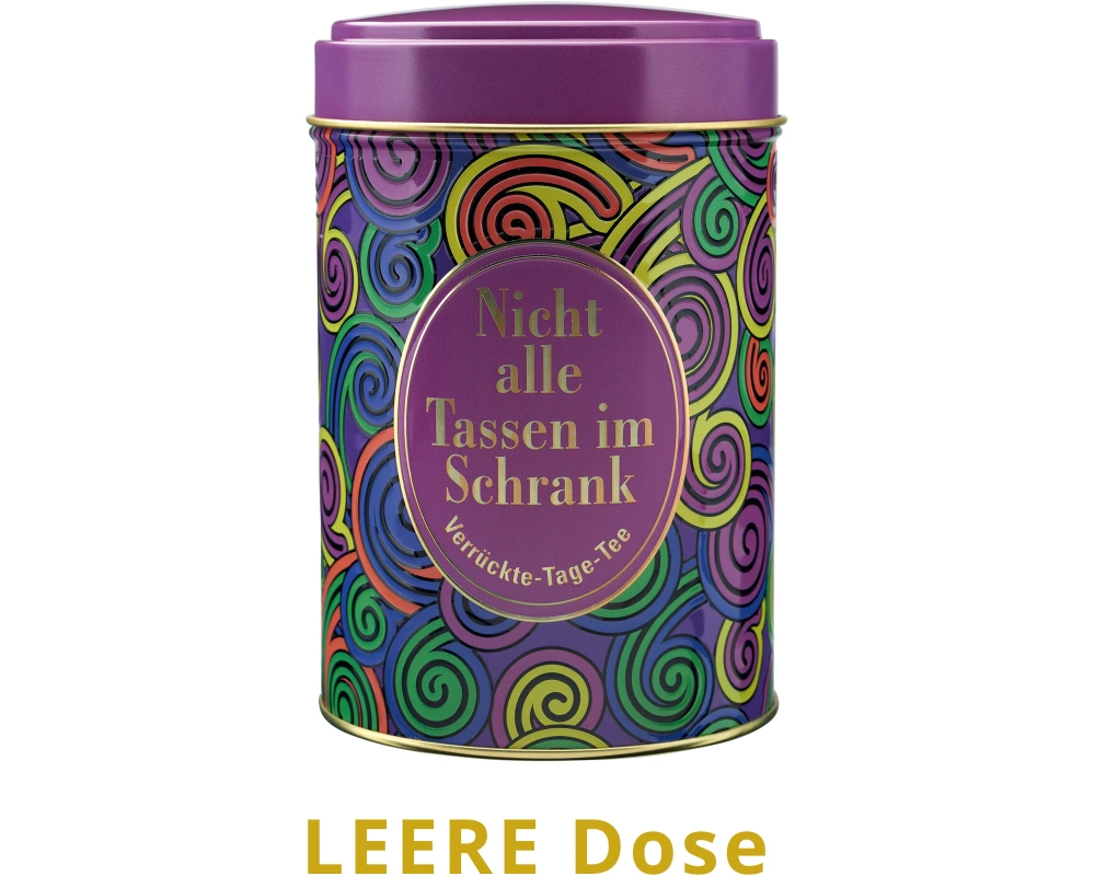 ROOST Teedose 1899 leer, nicht alle Tassen