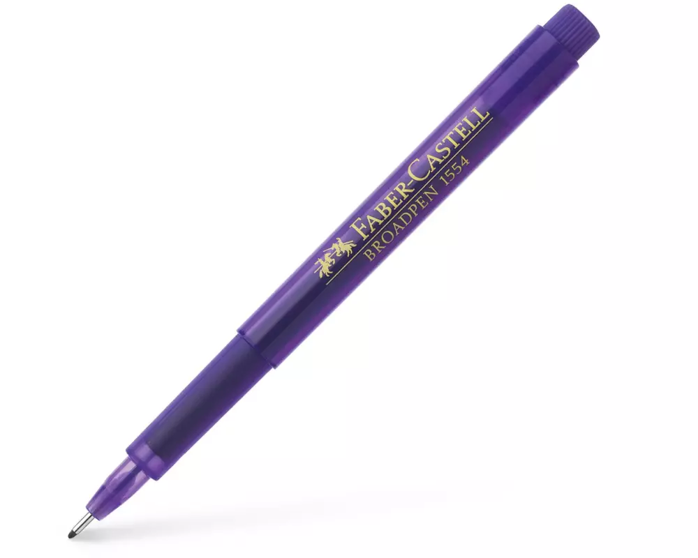 Faber-Castell Fineliner Broadpen 1554 0.8 mm, Violett