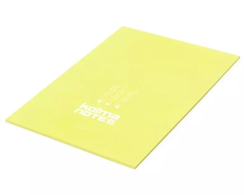 Kolma Notizzettel NOTES A4 Gelb, 50 Blatt