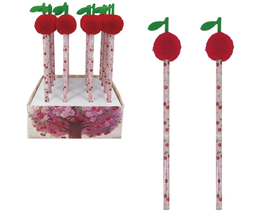 ROOST Bleistift Kirsche HPTS-165 PomPom