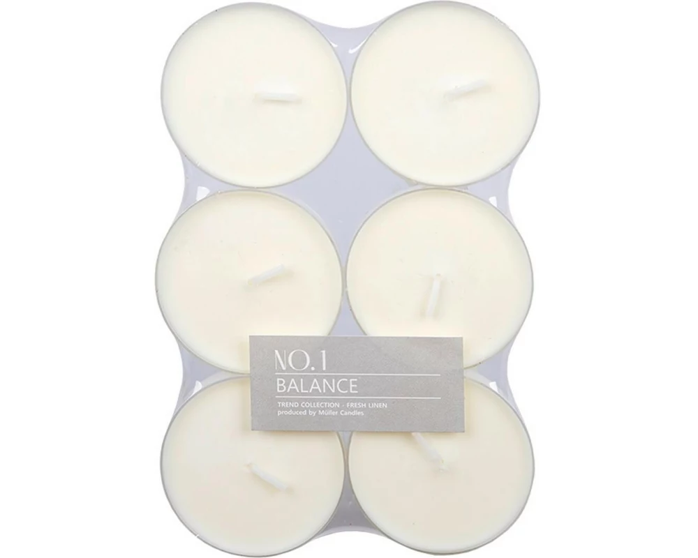 müller Kerzen Teelicht Balance 6 Stück