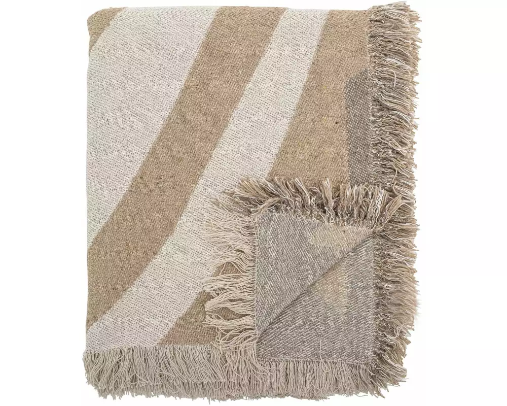 Bloomingville Decke Orinoco 130 x 160 cm, Braun