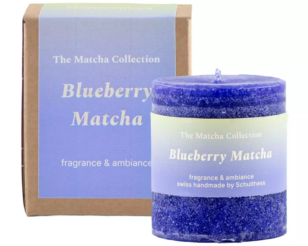 Schulthess Kerzen Duftkerze Blueberry Matcha 7 x 8 cm