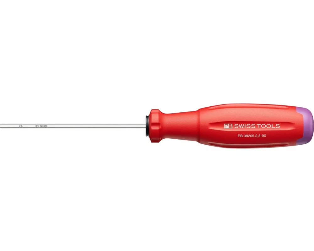 PB Swiss Tools Schraubenzieher 38205 SwissGrip Evo HEX 2.5