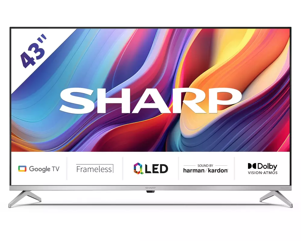 Sharp TV 43GP6265E (43", 3840 x 2160 (Ultra HD 4K), QLED