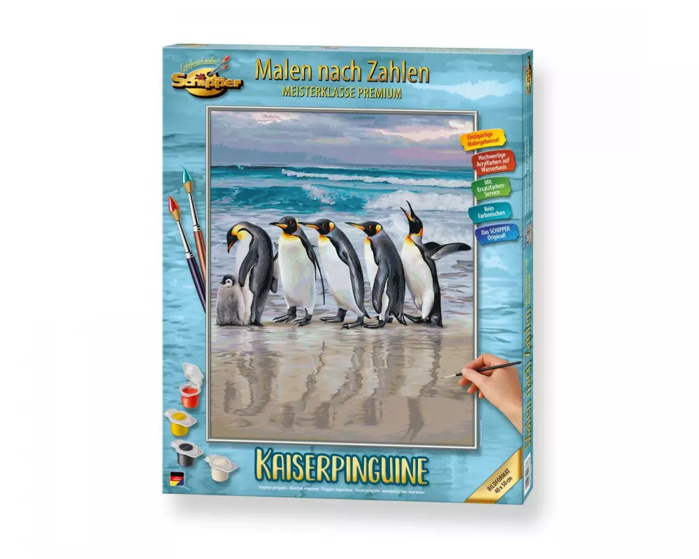 Schipper Malen nach Zahlen Kaiserpinguine