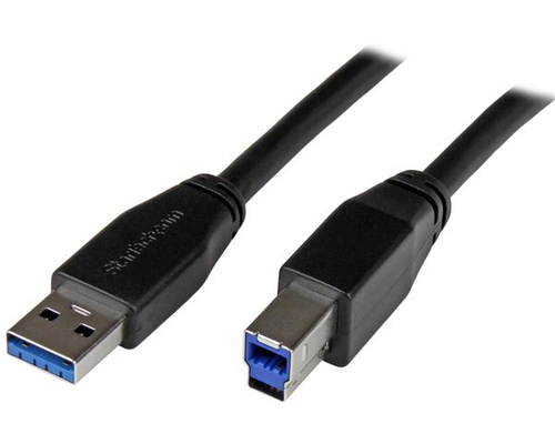 StarTech.com 5m 15 ft Active USB 3.0 USB-A to USB-B Cable