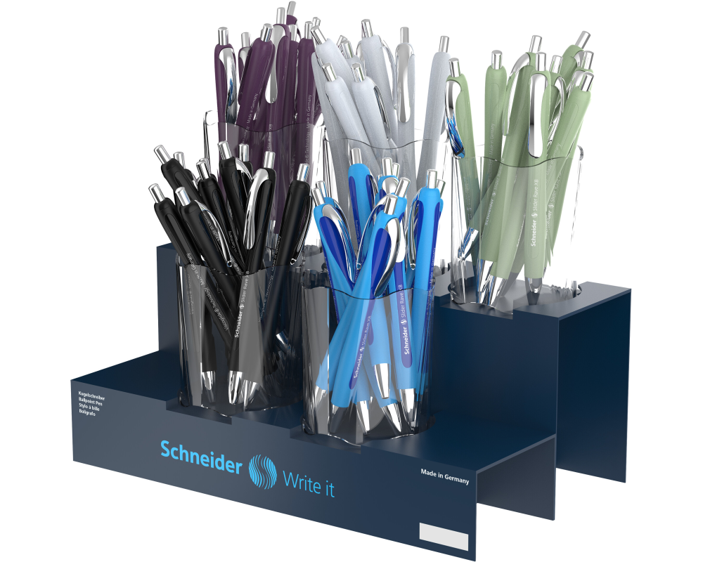 SCHNEIDER Kugelschreiber Slider Rave XB 399633 Display, farbig ass. 50 Stück