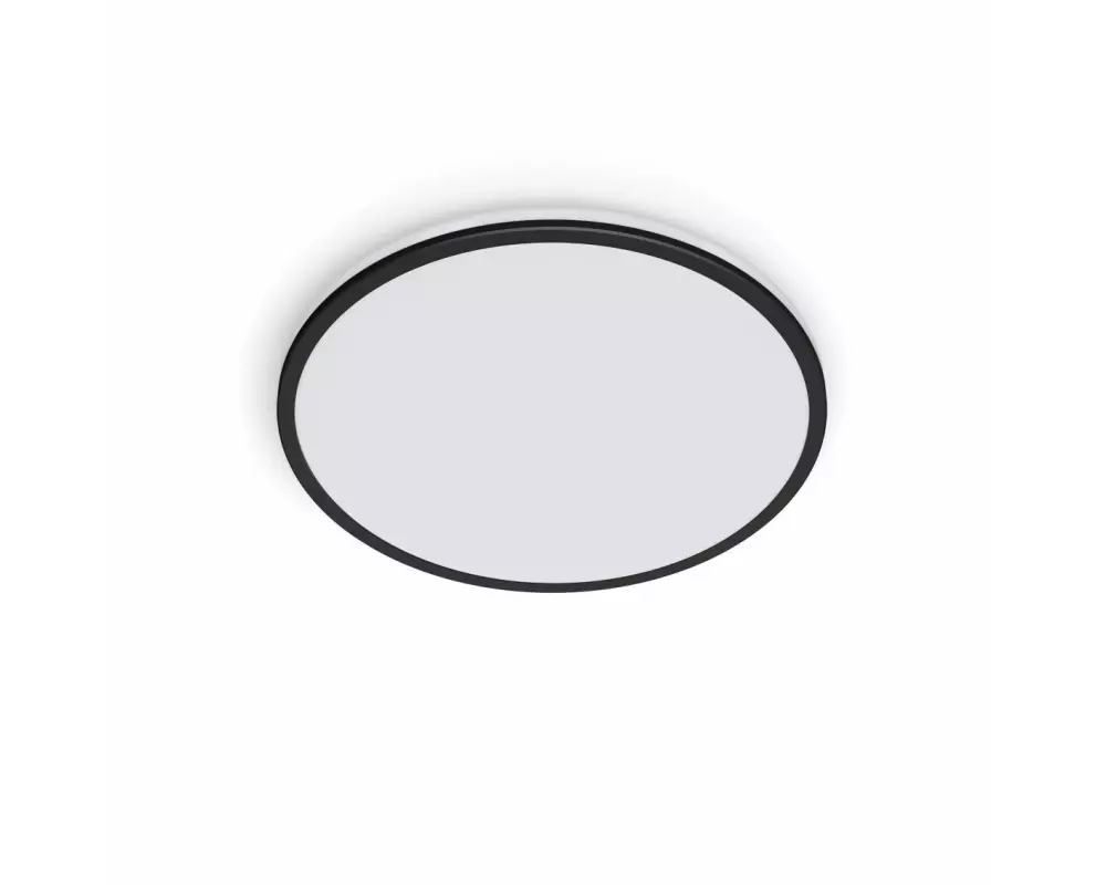 Philips Deckenleuchte Ozziet CL570, Ø 30 cm, 18W, 4000K, Schwarz