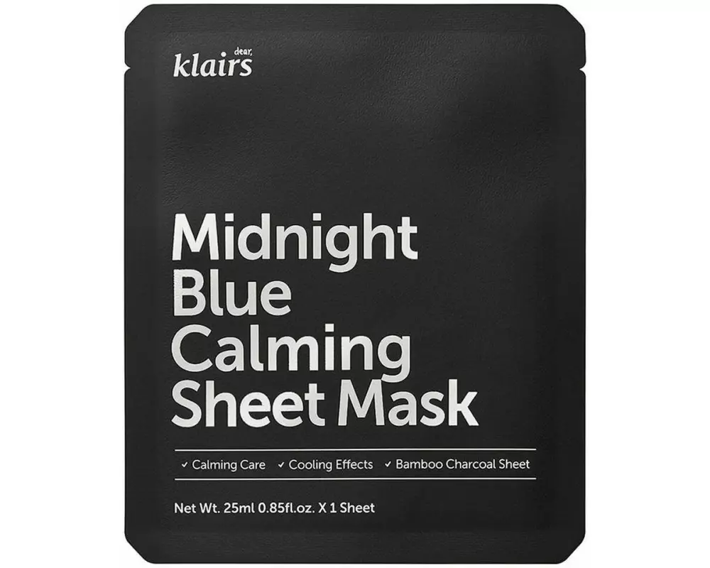 dear Klairs Midnight Blue Calming Sheet Mask 25 ml