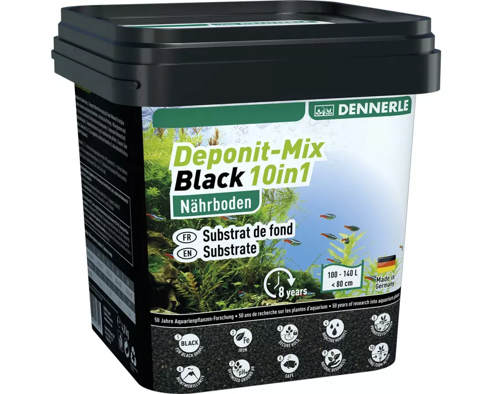 Dennerle Nährboden Deponit-Mix Black 10 in 1, 4.8 kg