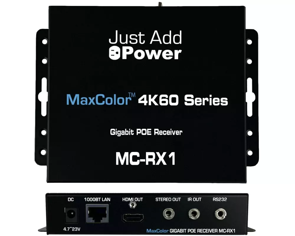 JUSTADDPOWER IP Receiver VBS-MAX-RX-1 HDMI, PoE, 4K/60