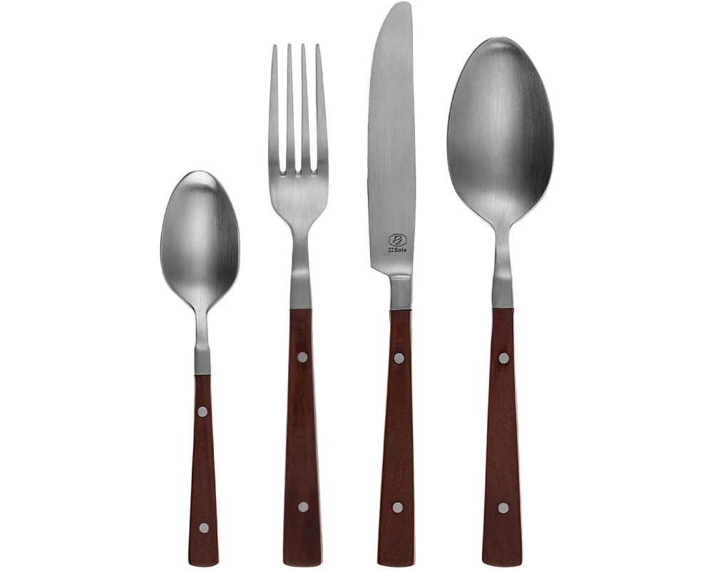 Sola Besteck-Set Image Sawo Wood 24-tlg.
