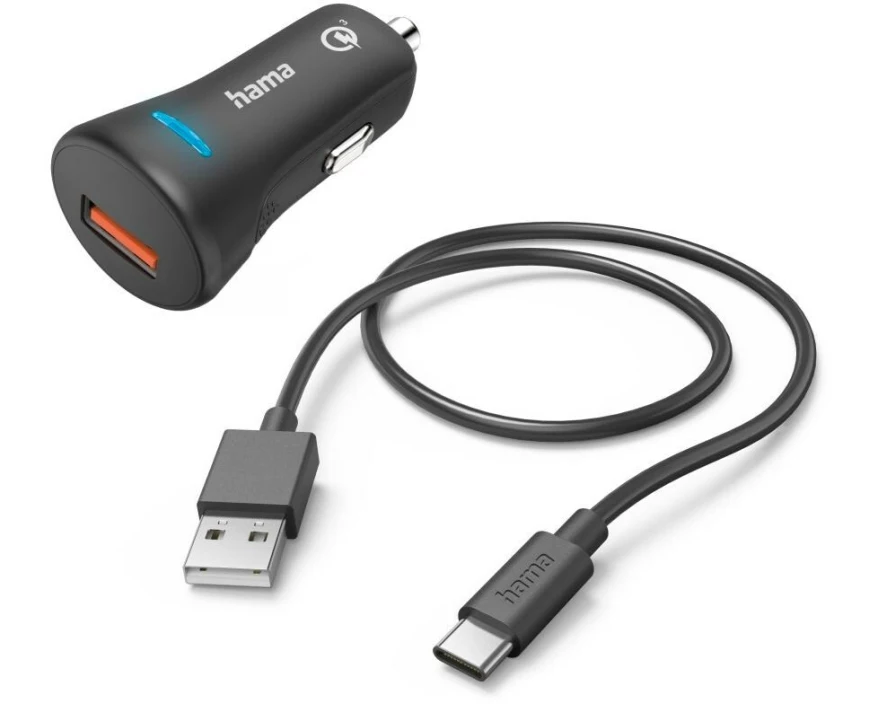 Hama Autoladegerät USB-C 19.5 W Schwarz
