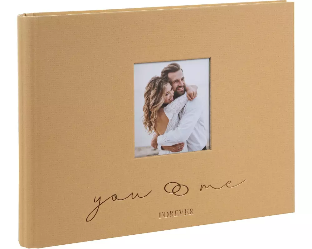 Goldbuch Foto-Gästebuch you & me 29 x 23 cm, 50 Seiten, Braun