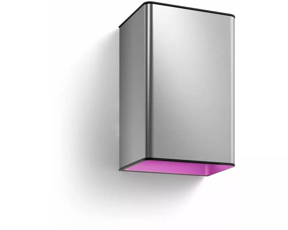 Philips Hue White & Color Ambiance Outdoor Resonate Wandleuchte Silber