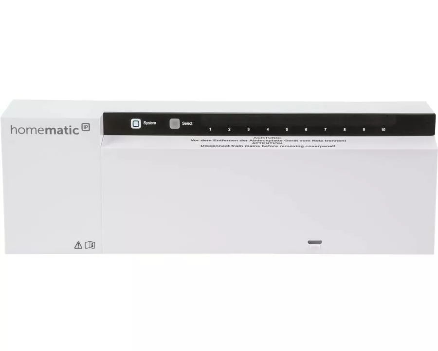 Homematic IP Wired Smart Home Wired Fussbodenheizungsaktor 10-fach, 230 V