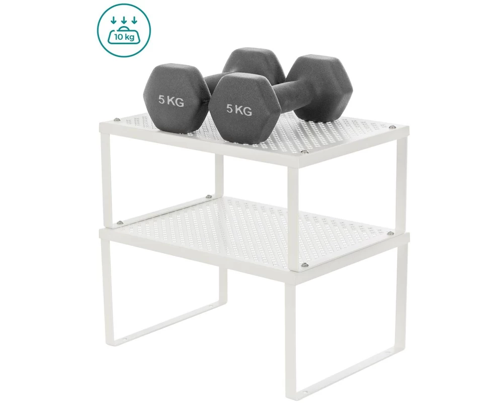 Songmics Regal 2er-Set Weiss