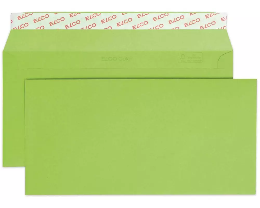 ELCO Couvert Color C5/6, Keine Fenster, 25 Stück, Grün