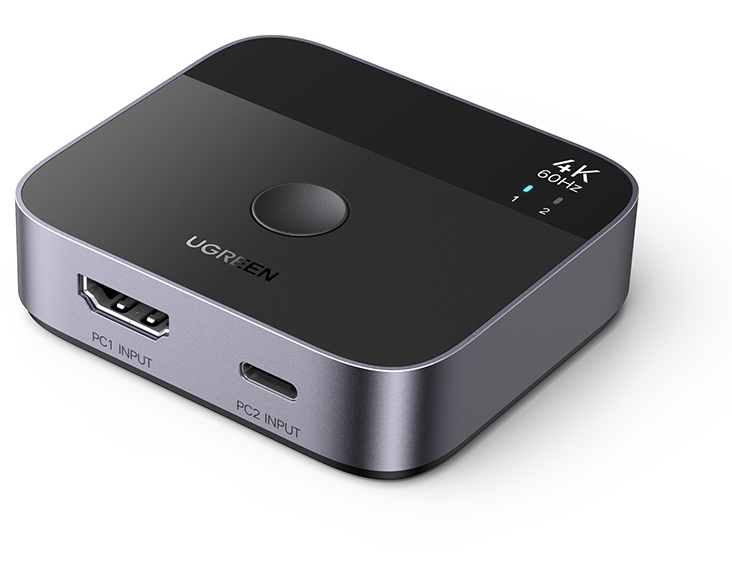 UGREEN Switch 2-in-1 Out 55452 1x USB-C+2xHDMI BB