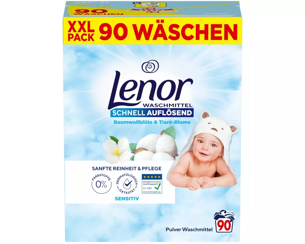 Lenor Pulverwaschmittel Sensitive 4.5 kg