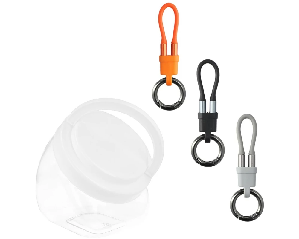 4smarts USB-C Keyring Kabelset USB-C - USB-C 0.115 m