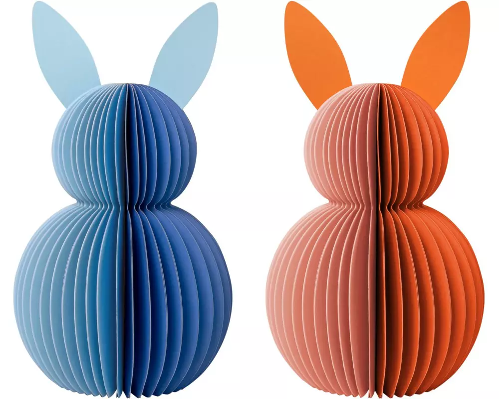 Remember Aufsteller Tulip 2 Stück, Blau/Orange